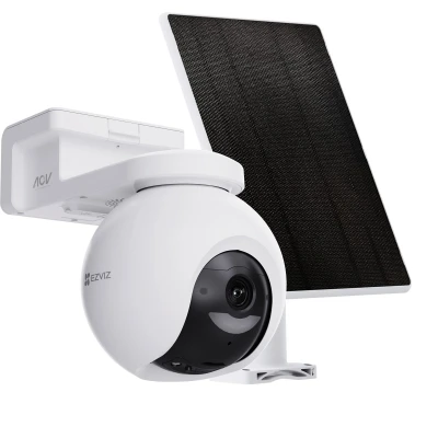 Afbeelding van EZVIZ HB8 Pro 4K Kit Draadloze Beveiligingscamera met 5W Zonnepaneel 360 Pan &amp; Tilt Nachtzicht AI Detectie Werkt Google Assistant Alexa