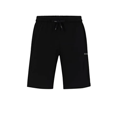 Afbeelding van BOSS Mix&amp;match Short Cw casual herenshort, zwart.