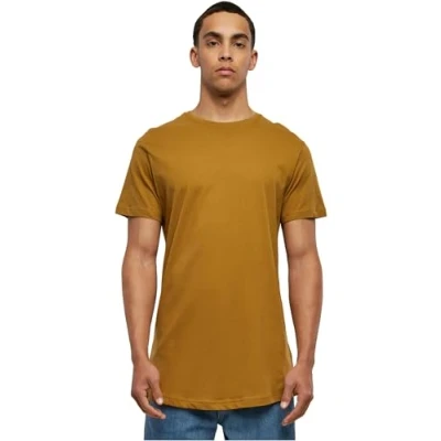 Image de Urban Classics Homme T shirt Shaped Long Tee, Noix, 5XL