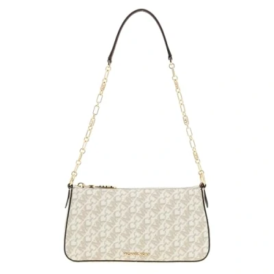 Afbeelding van Michael Kors Empire Md Chain Pouchette vanilla/lugg Damestas