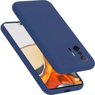 Afbeelding van Cadorabo Hoesje geschikt voor Xiaomi 11T / PRO in LIQUID BLAUW Beschermhoes gemaakt van flexibel TPU silicone Case Cover
