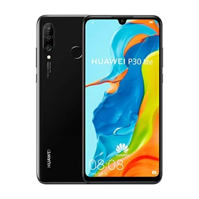 Afbeelding van HUAWEI P30 Lite (128 GB, 4 GB RAM) 6,15 inch display, AI drievoudige camera, 32 MP selfie, Dual SIM Global 4G LTE GSM fabriek ontgrendeld MAR LX3A (Midnight Black)