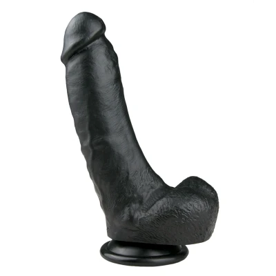 Afbeelding van Realistische zwarte dildo 20 cm