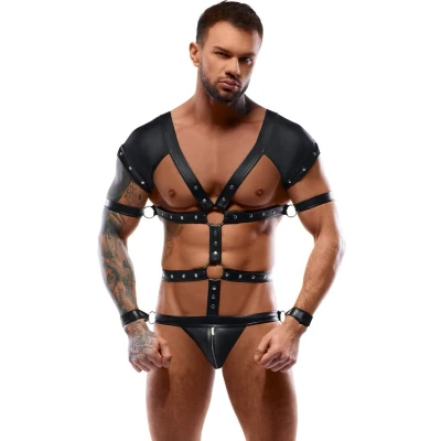 Afbeelding van Svenjoyment Boeiende Bondage Harnaslook Zwart