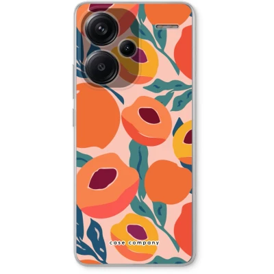Afbeelding van Case Company® hoesje geschikt voor Xiaomi Redmi Note 13 Pro plus Perzik Soft Cover Telefoonhoesje Bescherming aan alle Kanten en Schermrand