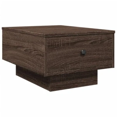 Image de vidaXL Table basse chêne marron 60x45x31 cm bois d&#039;ingénierie848086