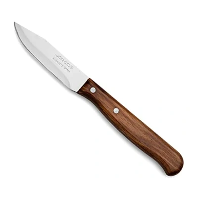 Afbeelding van Arcos Series Latina Schilmes Nitrum roestvrij staal lemmet 6,3 cm bruin houten handvat