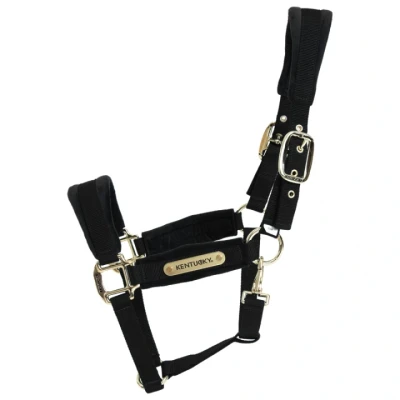 Afbeelding van Kentucky Halster Velvet Zwart Cob