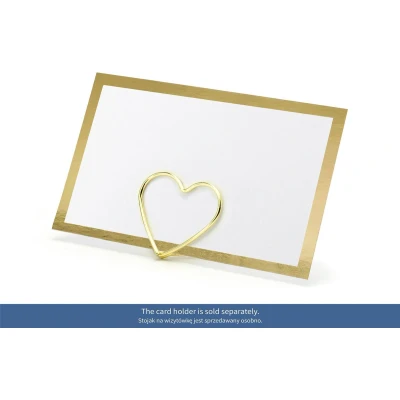 Afbeelding van Naamkaartje Frame Gold (10 stuks)