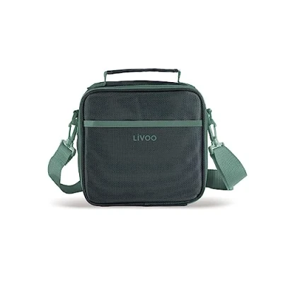 Afbeelding van LIVOO Feel good Moments Lunchtas, geïsoleerd, lunchbox SEP126, groen