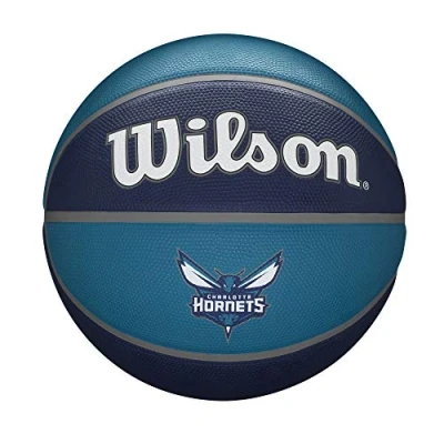 Afbeelding van Wilson NBA Team Tribute Hornets basketbal blauw