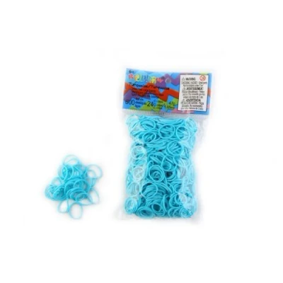 Image de Recharges 600 élastiques Rainbow Loom Turquoise
