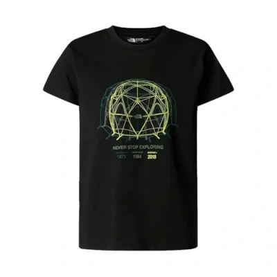 Afbeelding van The North Face Graphic Relaxed TEE Unisex Tshirt print voor kinderen, Maat: 146 151, Black