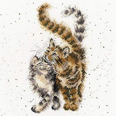 Afbeelding van Feline Good Aida Wrendale Designs by Hannah Dale Bothy Threads Telpakket XHD60
