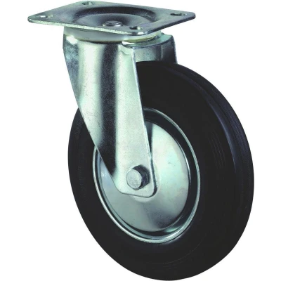Afbeelding van Zwenkwiel 100 mm rubber 70 kg