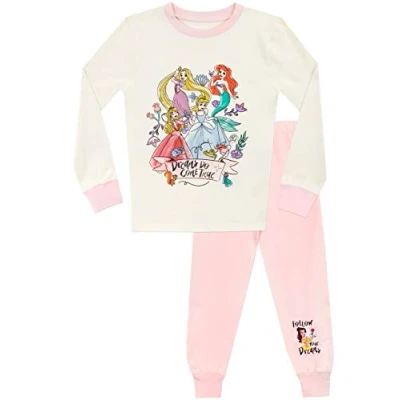 Afbeelding van Disney Pyjamaset, prinses, voor meisjes, goede pasvorm, Meerkleurig