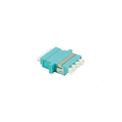 Image de LogiLink Coupleur fibre, 2x LC Duplex Quad, Multimode, vert
