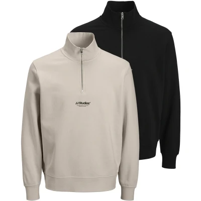 Afbeelding van Jack &amp; Jones Heren sweattroyer 2 pack Soho