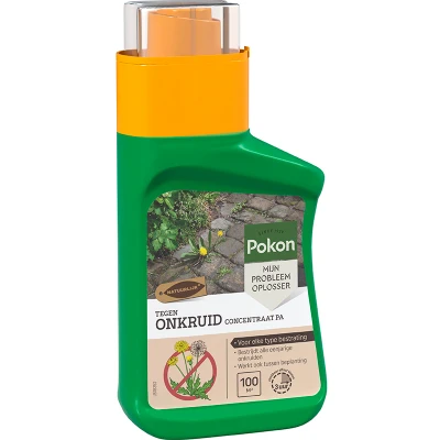 Afbeelding van Pokon tegen Onkruid Concentraat 225ml Onkruidbestrijding 100% natuurlijk Voldoende voor 100m²