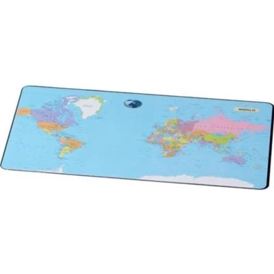 Afbeelding van Onderlegger Esselte 40x53cm met wereldkaart Nederlands