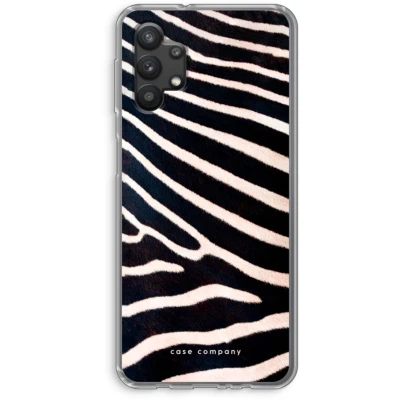 Afbeelding van hoesje geschikt voor Samsung Galaxy A32 5G Zebra Soft Cover Telefoonhoesje Bescherming aan alle Kanten en Schermrand