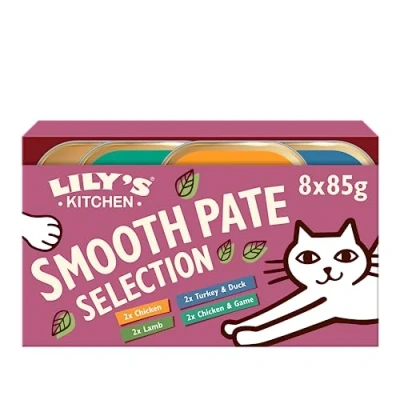 Afbeelding van Lily&#039;s Kitchen Selectie Patés Kattenvoer Natvoer Lam Kalkoen Eend Kip &amp; Wild 32 x 85 g