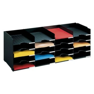 Image de Trieur multicases horizontal Noir Paperflow