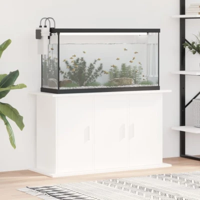 Afbeelding van vidaXL Aquariumstandaard 101x41x58 cm bewerkt hout wit