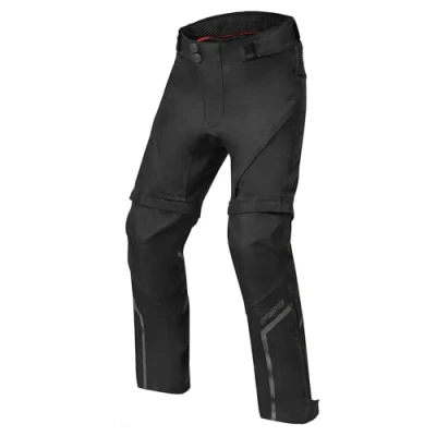 Afbeelding van OZONE MOTO Union Junior Motorbroek voor kinderen, uniseks, 1 stuk, zwart.