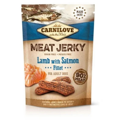 Afbeelding van Carnilove Jerky 100 g Hondensnacks Lam&amp;Zalm