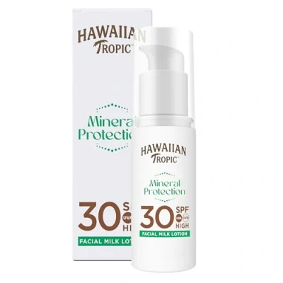 Afbeelding van 3x Hawaiian Tropic Mineral Sunmilk Face Lotion SPF 30 50 ml