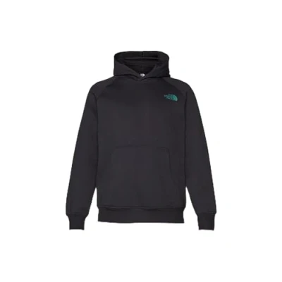 Afbeelding van The North Face Raglan BOX Tailgrid Infill Hoodie Hoodie, Heren, Maat: Small, Black/deep nori