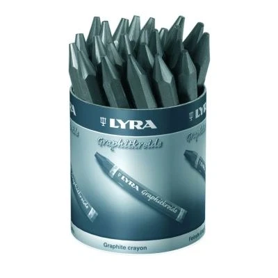 Image de Lyra Crayons de graphite, dureté 6B, non solubles Assortis/non soluble dans l&#039;eau set of 24 coloris assortis