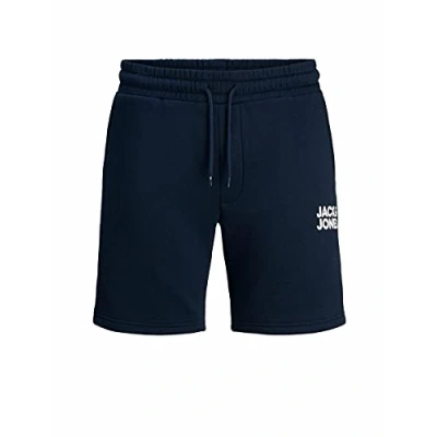 Afbeelding van JACK &amp; JONES Jpstnewsoft Gms Sn Sweat Short Jurk voor heren, marineblauw blazer