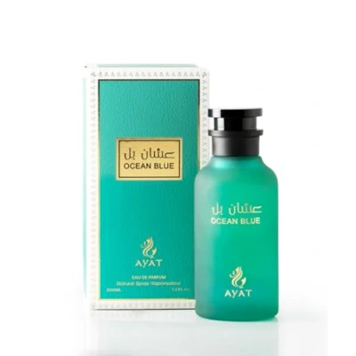 Afbeelding van OMBRE Eau de Parfum 100 ml AYAT PERFUMES Arabian Dubai Fragrance voor mannen en vrouwen Opmerkingen: Oud Hout Wierook Framboos (Marine Mist)