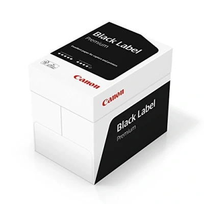 Afbeelding van Canon Black Label premium 5 pack 500 vel FSC gecertificeerd multifunctioneel papier A4 80 g/m², geheel wit, CIE 164 printers (geoptimaliseerde beschermende verpakking)