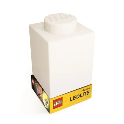 Afbeelding van Lego Silicone Brick LED Nachtlampje Wit