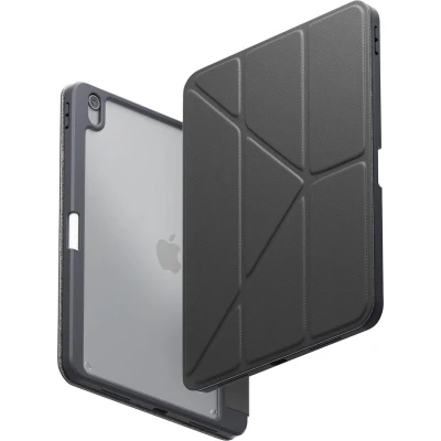 Afbeelding van Uniq Tablet Hoes Geschikt voor iPad Air 4 (2020) /iPad 11 inch (2024) M2 / 5 (2022) Moven Case Grijs /Charcoal Grey