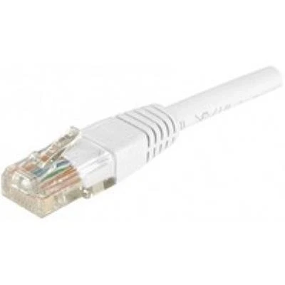 Image de Cordon patch RJ45 U/UTP cat 6 blanc 1 m
