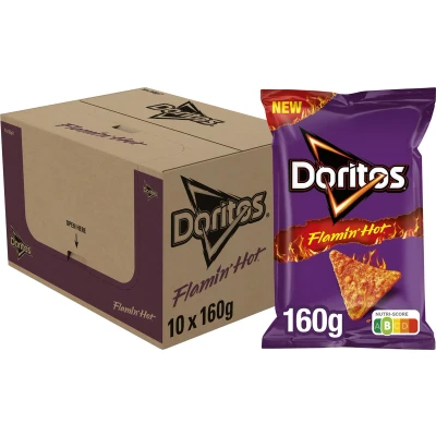 Afbeelding van Doritos Flamin&#039; Hot 10x160g