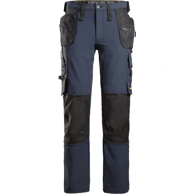 Afbeelding van Snickers 6271 Full Stretch Werkbroek met Holsterzakken Donker Blauw/Zwart 46