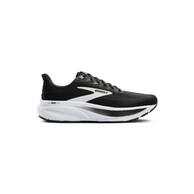 Afbeelding van Brooks Ghost Hardloopschoenen voor op de weg, Heren, Maat: 41, Black grey white Textiel