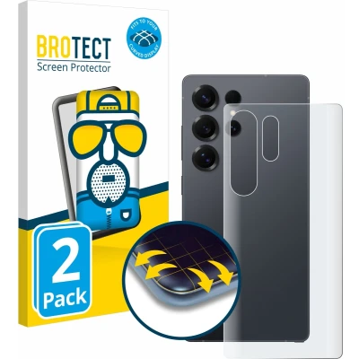 Afbeelding van BROTECT Screenprotector voor Samsung Galaxy S25 Ultra (Achterkant) Folie Beschermfolie matte volledig dekking (2 Stuks)