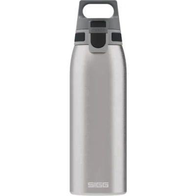 Image de SIGG Gourde Inox Shield ONE Glacier Convient Aux Boissons Gazeuses Étanche &amp; Légère Sans BPA Acier Inoxydable 18/8 Bleu Clair 0,75 L