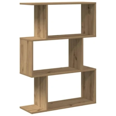 Afbeelding van Kamerscherm / boekenkast 3 laags 70x24x97 cm hout artisanaal