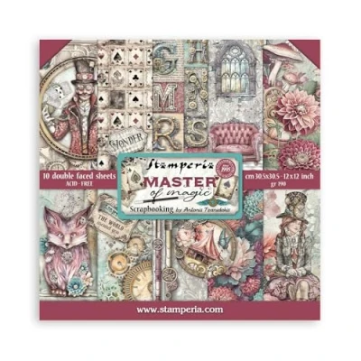 Afbeelding van Stamperia Master of Magic 12x12 Inch Paper Pack (SBBL166)