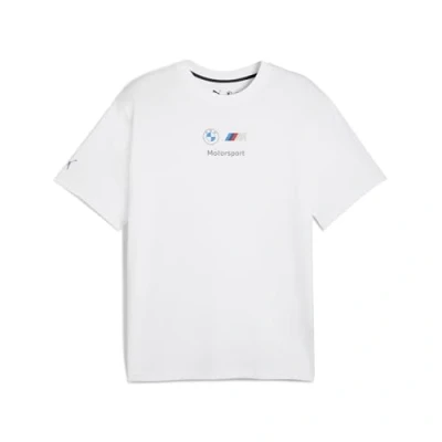 Afbeelding van BMW M Motorsport Essentials T shirt met logo voor Heren, Wit, Maat XL PUMA