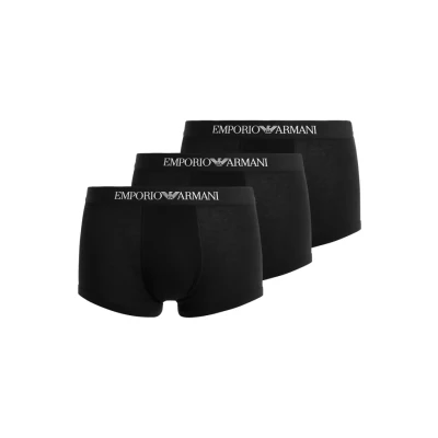 Afbeelding van Emporio Armani Trunk 3 PACK Boxerbriefs black, Heren, Maat: XL, Black