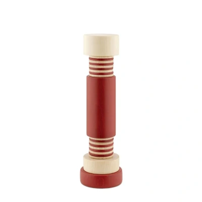 Afbeelding van Alessi Twergi Zout En Pepermolen 25,5 Cm Rood
