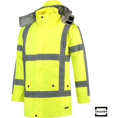 Afbeelding van Tricorp Hi Vis Parka Jas RWS 403005 Geel Maat XL